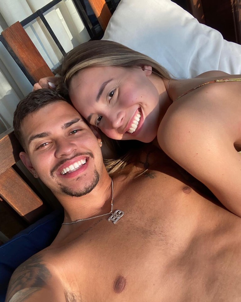 Bruno Guimaraes regularly posts photos on Instagram with his Wag Ana Lidia Martins