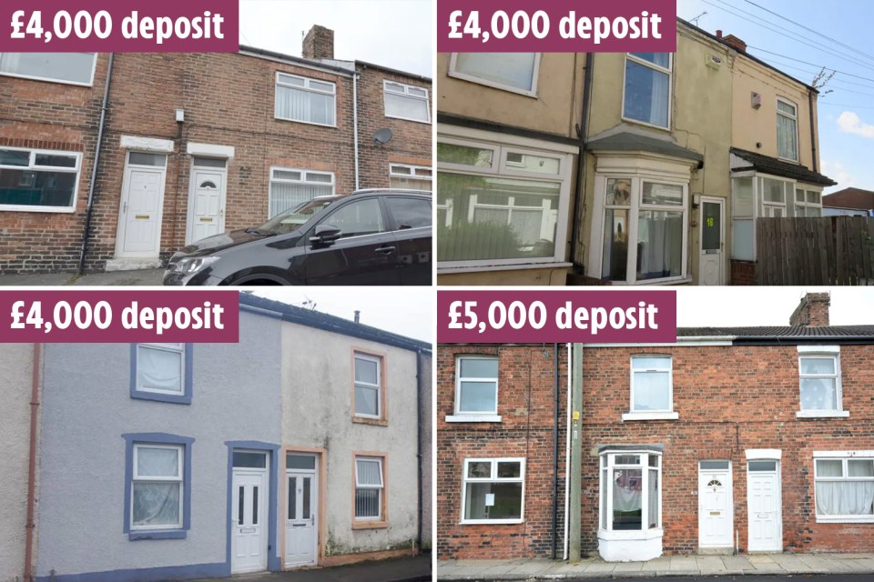 Here are six homes you can bag if you have £5,000 or less in the bank