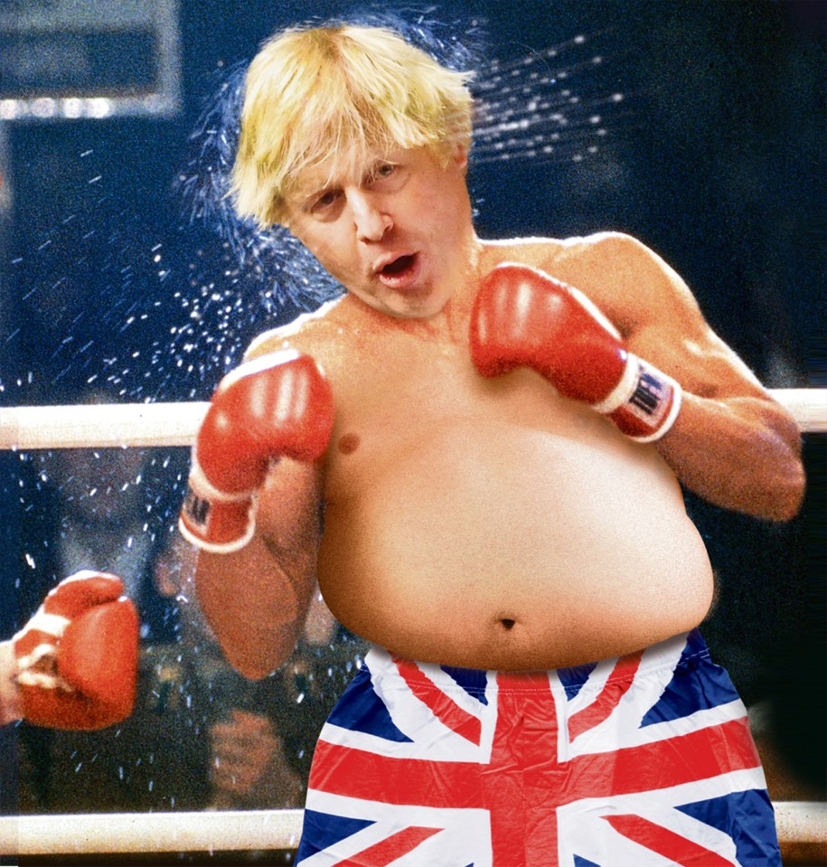 Boris Johnson never stays on the ropes for long - here we imagine the PM in the boxing ring