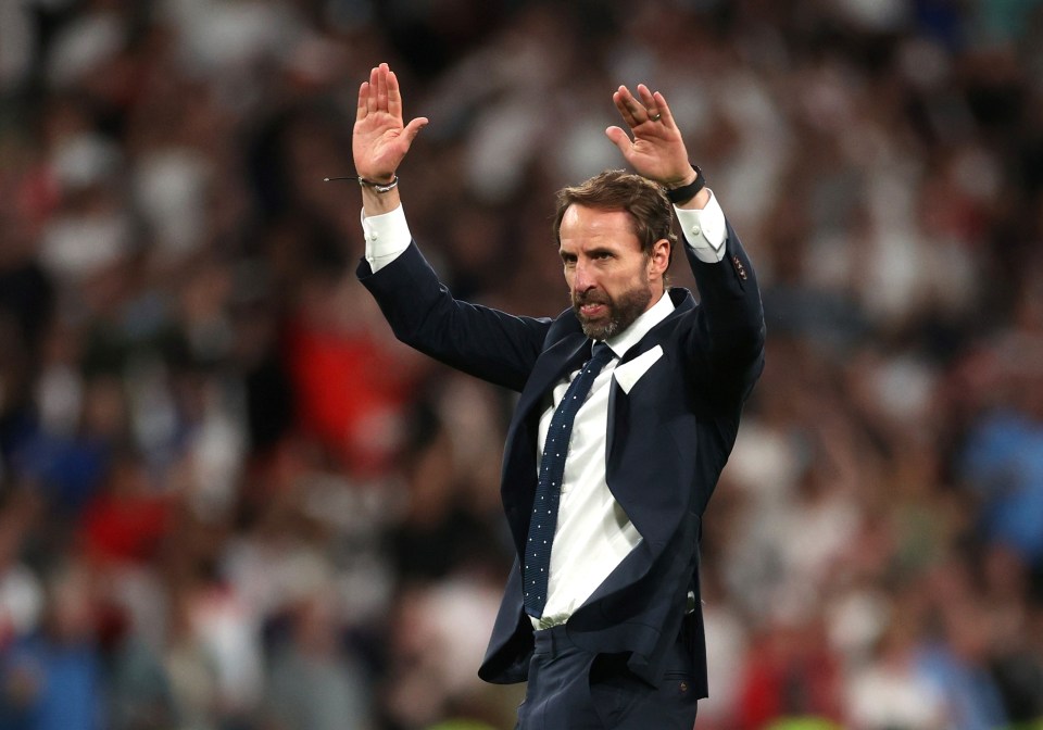 Southgate has guided England to a World Cup semi-final and a Euros final