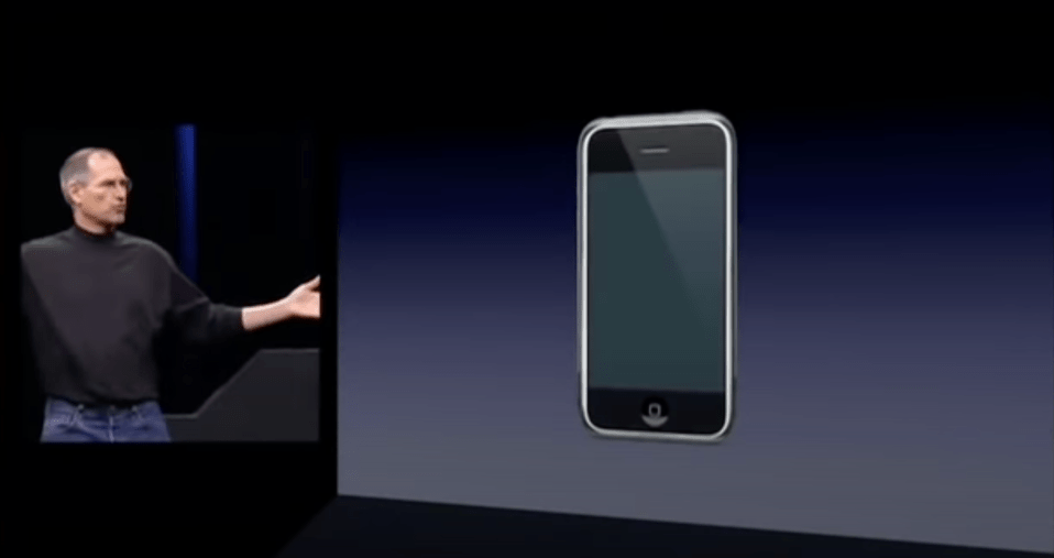 Steve Jobs unveiled the original iPhone in January 2007