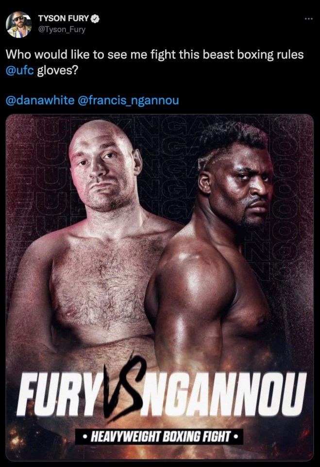 Francis Ngannou was recently called out by WBC heavyweight champion Tyson Fury