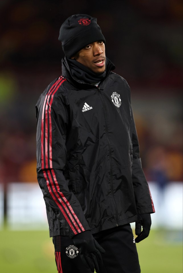 Anthony Martial is one of three Man Utd players said to be at risk of being forced out by Ralf Rangnick this month, according to reports