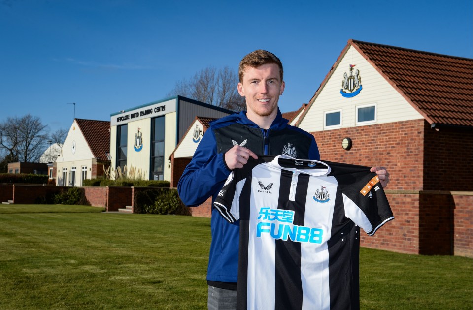 Aston Villa left-back Matt Targett has joined Newcastle on loan