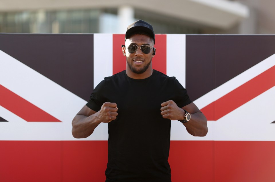 Anthony Joshua pictured out in Dubai