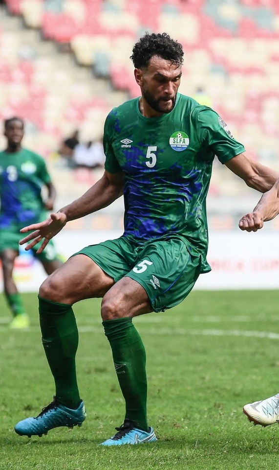 Ex-Premier League ace Steven Caulker competed for Sierra Leone 10 years after his England debut