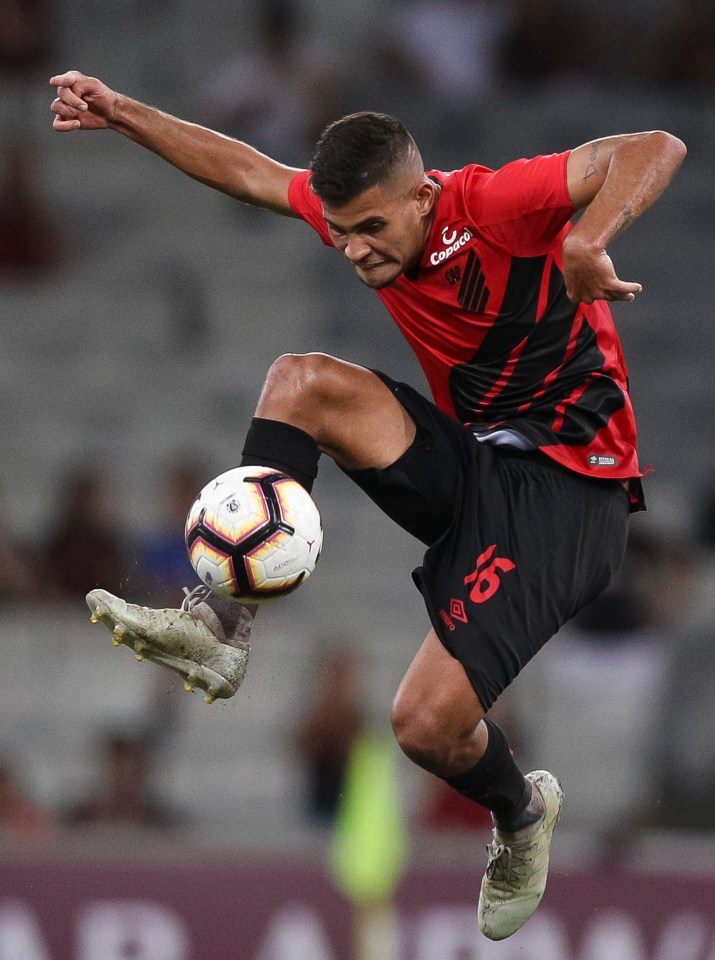 Bruno Guimaraes made his name with Atletico Paranense