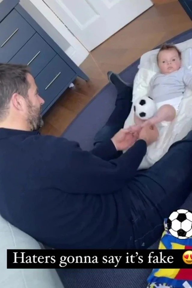 Jamie Redknapp is training son Raphael early for a career in football it appears