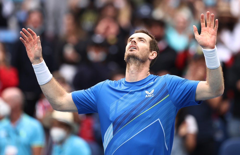 Murray came through the marathon match, winning in five sets across four hours