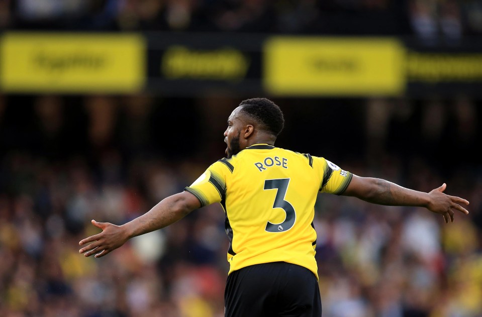 Rose has made nine appearances for Watford this season