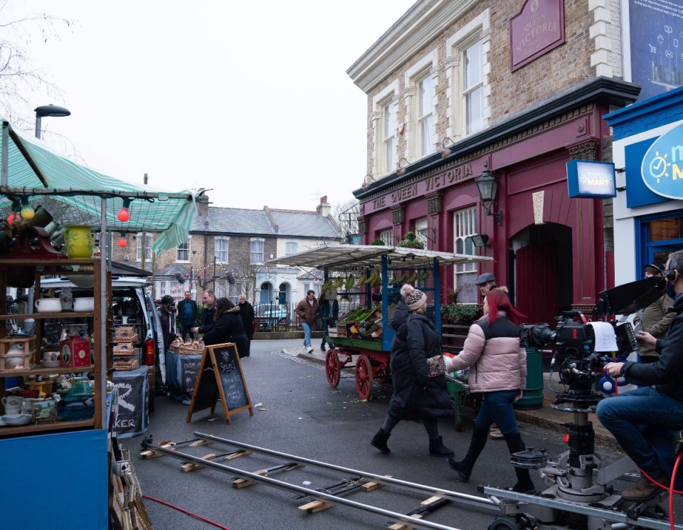 The BBC soap has begun filming on the £87m set