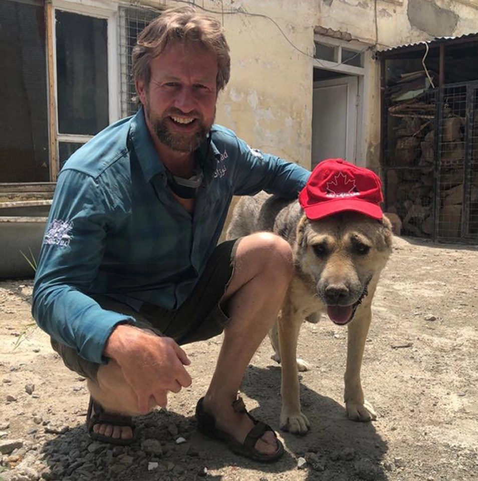 Animal lover Pen Farthing in Kabul