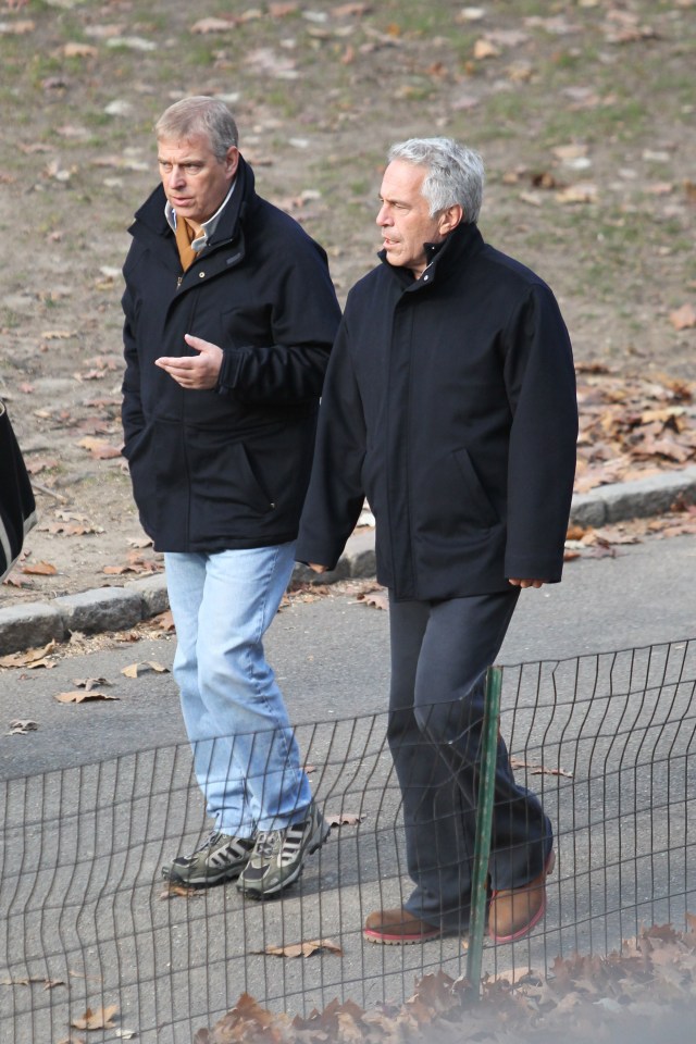 Andrew and Epstein pictured in New York