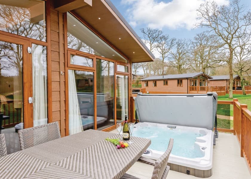 Relax in the hot tub on your next short break