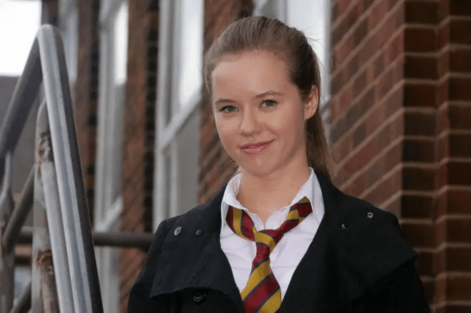 Katie played Chlo in the hit BBC show Waterloo Road from 2006 to 2009