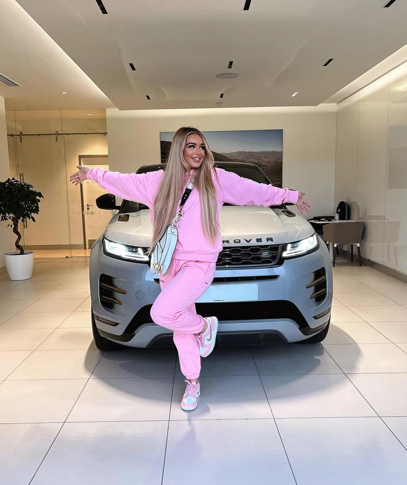 Lucinda Stafford has treated herself to a new car