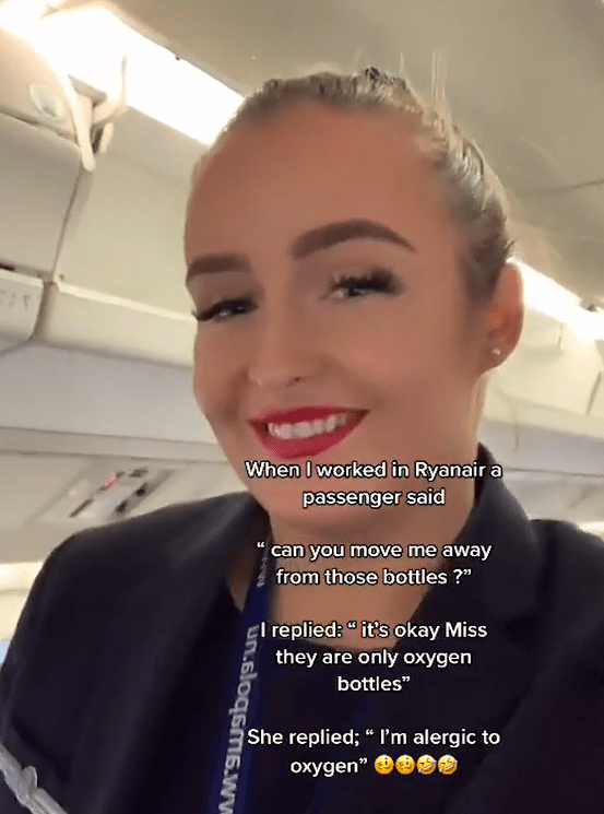 Jemma Behan revealed the most stupid question she was asked as a Ryanair flight attendant