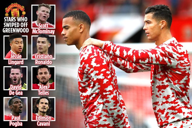 Several of Greenwood's teammates have also unfollowed the star on social media after the images came to light - including Cristiano Ronaldo and Paul Pogba