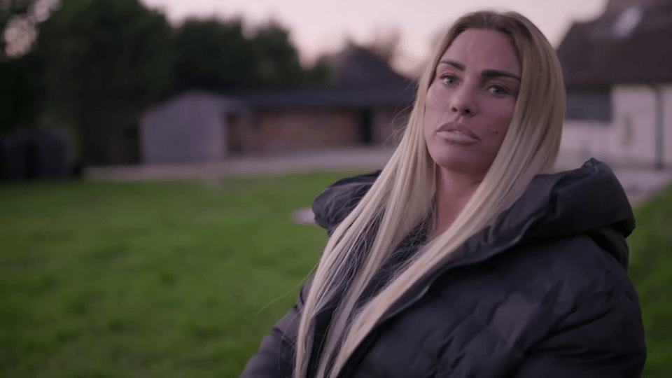 Katie Price said she really regretted the crash, which could have killed her or someone else