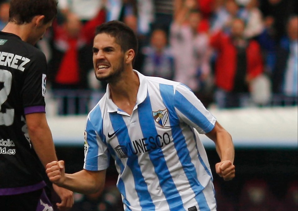 Isco moved from Malaga to Real Madrid in 2013