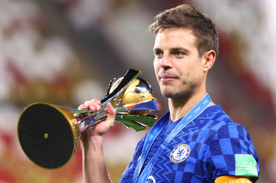 Cesar Azpilicueta has now won every club competition on offer with Chelsea