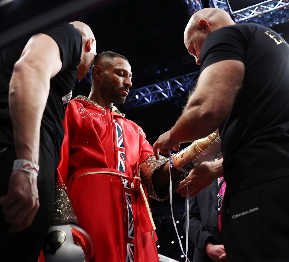 Kell Brook was made to undergo a last-minute change of gloves