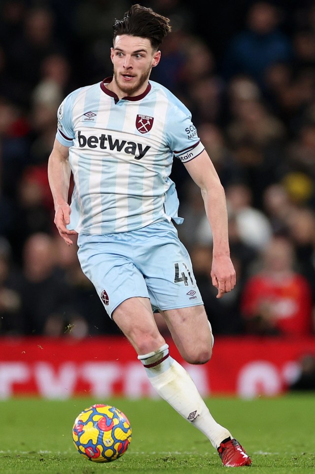 West Ham hero Declan Rice appears to have suggested Chelsea would have a better chance of signing him than Man Utd should he be sold