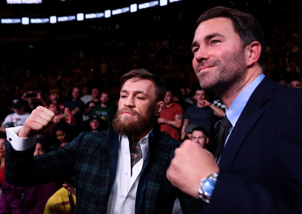 Eddie Hearn claimed Conor McGregor 'became bigger than the UFC'