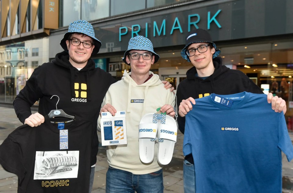 Customers snapped up the bakery branded t-shirts, sliders and underwear