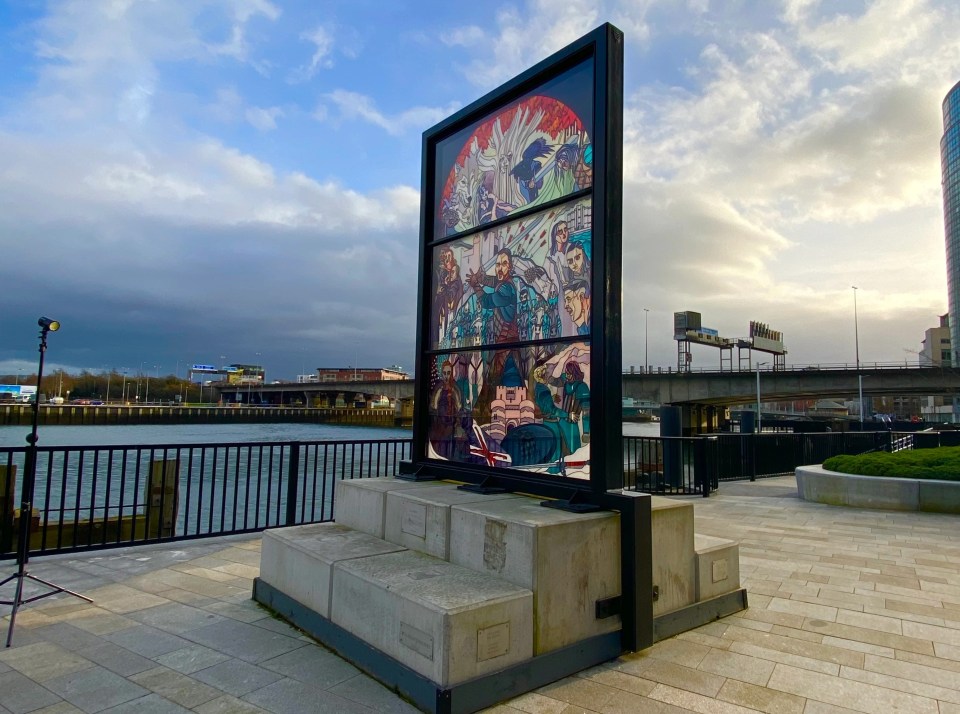 Fans can walk the 3km Glass of Thrones trail around the Maritime Mile