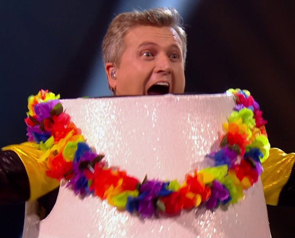 Singer Aled Jones was revealed to be The Masked Singer's Traffic Cone