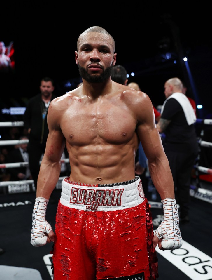 Chris Eubank Jr after beating Liam Williams