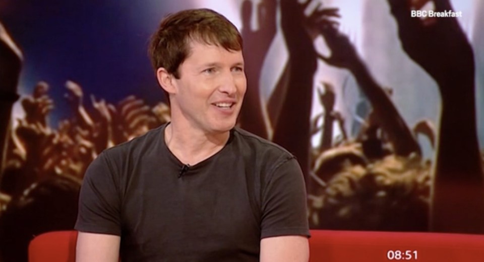 James Blunt was criticised for the way he looked on BBC Breakfast this morning