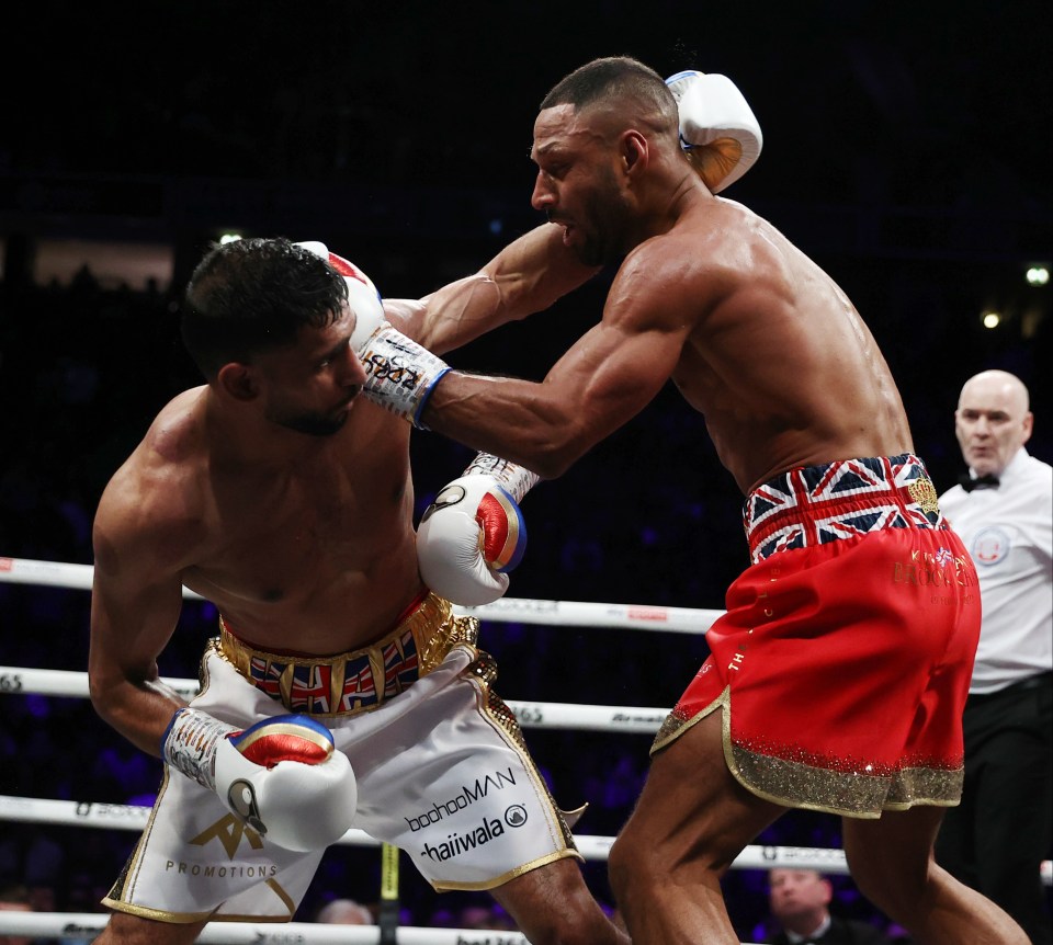 Amir Khan and Kell Brook locked horns with one another in Manchester on Saturday night