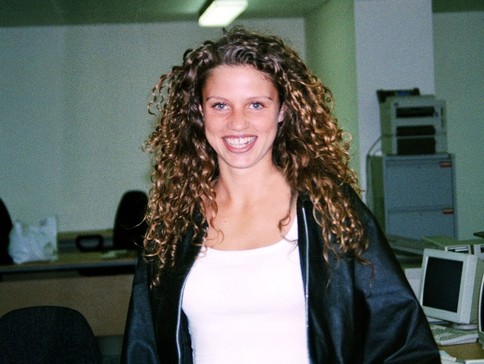 A fresh-fashed Katie pictured in 1995 aged 17