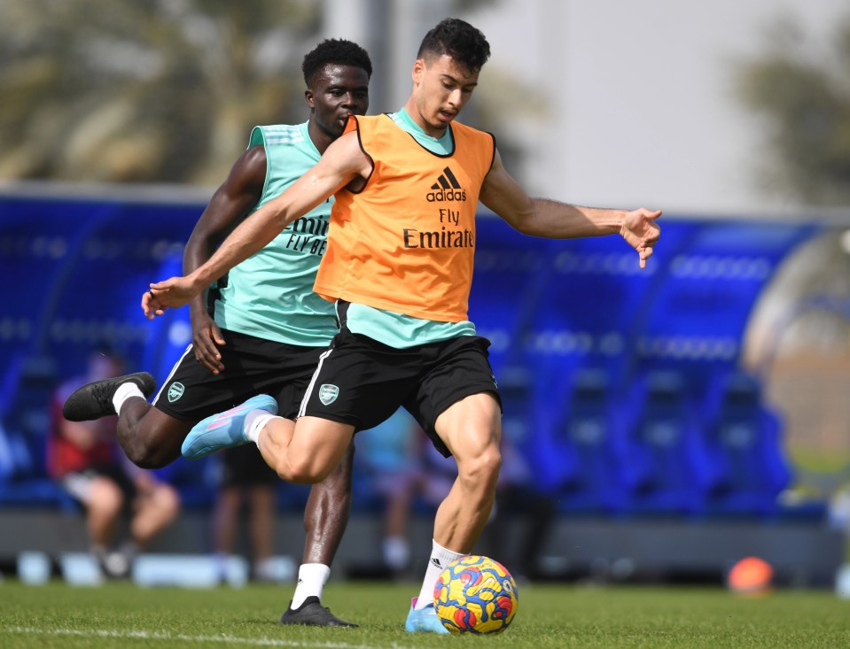 Gabriel Martinelli aims to move from No35 to No14 as he moves up the Arsenal strike order