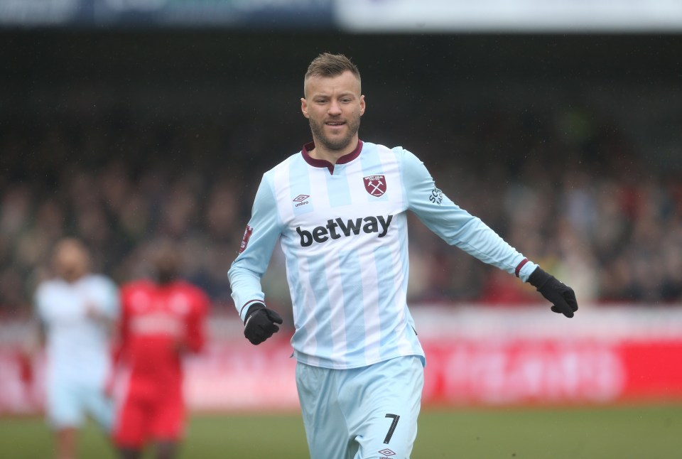 West Ham have given Andriy Yarmolenko time off due to the war in Ukraine