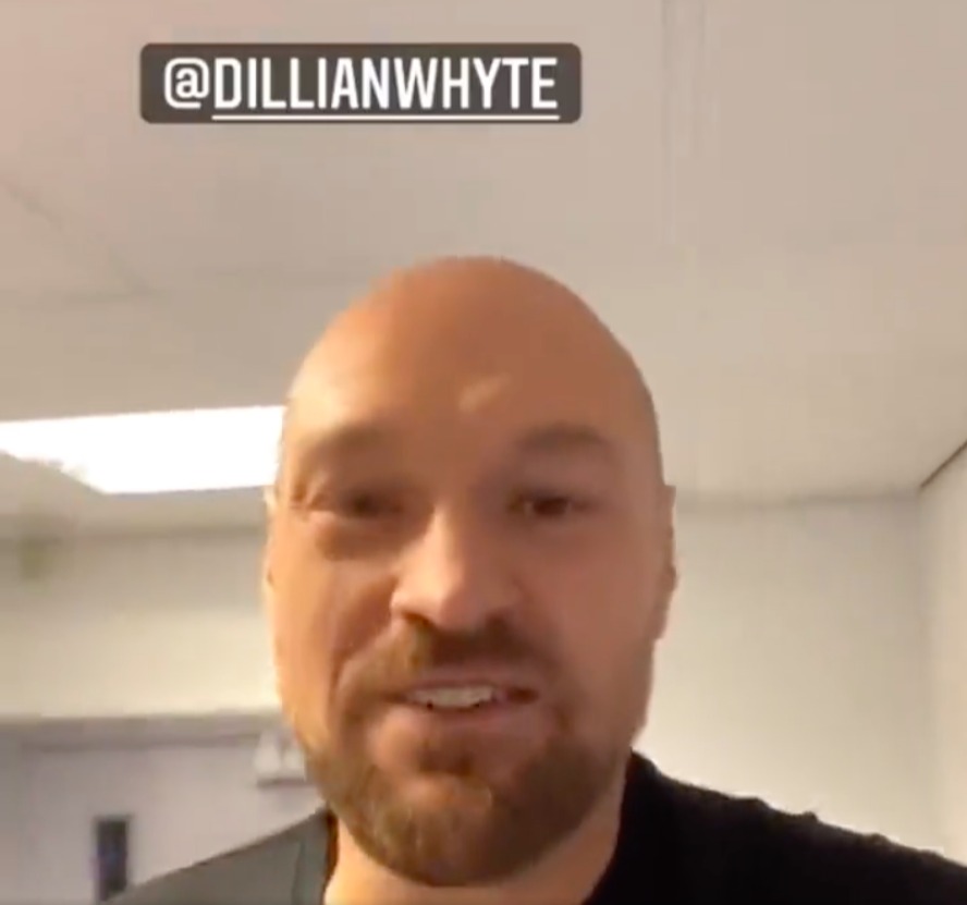 Tyson Fury blasted Dillian Whyte for 'going silent' since their fight announcement