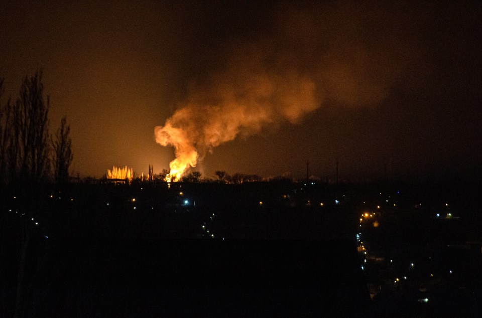 Explosions erupted in the Donbas overnight amid fears of a war between Russia and Ukraine