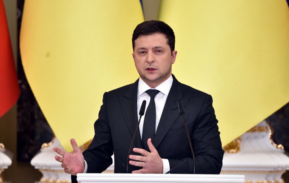 Ukraine's President Volodymyr Zelenskyy said a war would 'burn everything down'