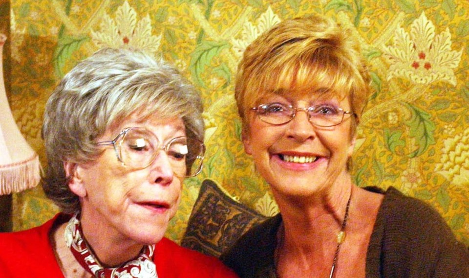 Deirdre with her mother Blanche