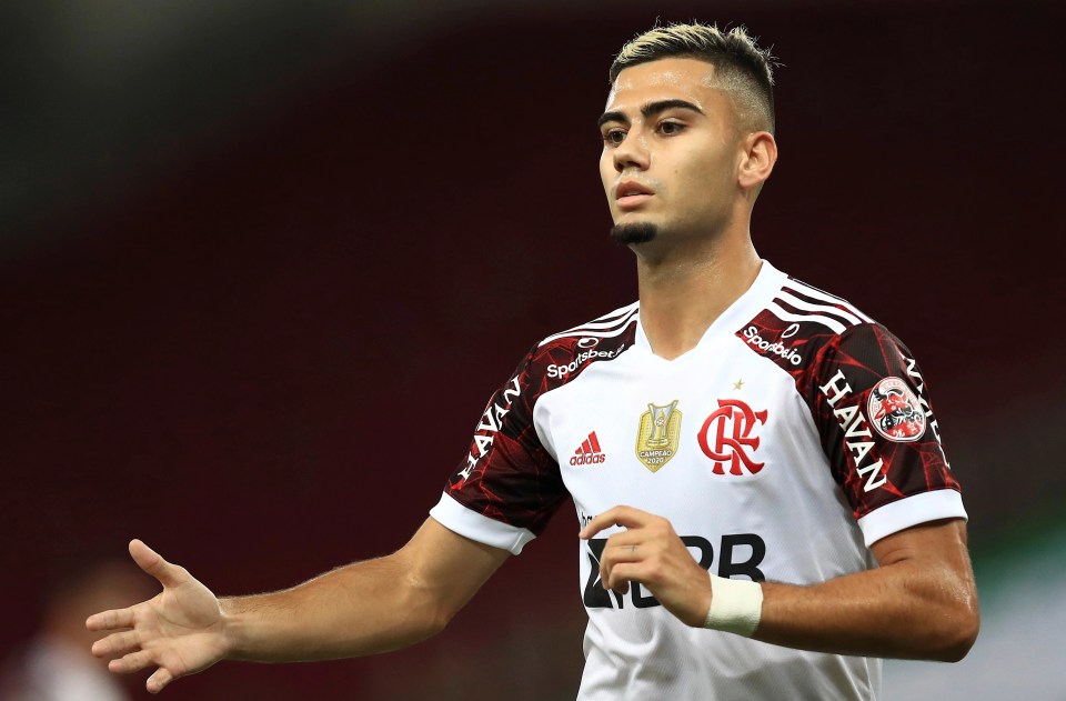 Man United are set to receive £12m from the sale of Pereira to Flamengo