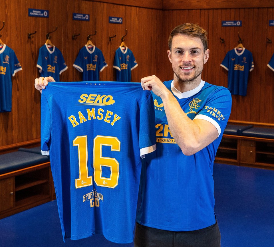 Ramsey has joined Rangers on loan for the remainder of the season