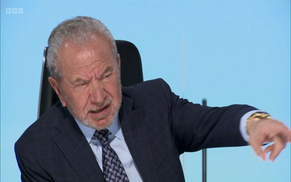 She said: ‘Alan Sugar’s one liners are the best thing about it’