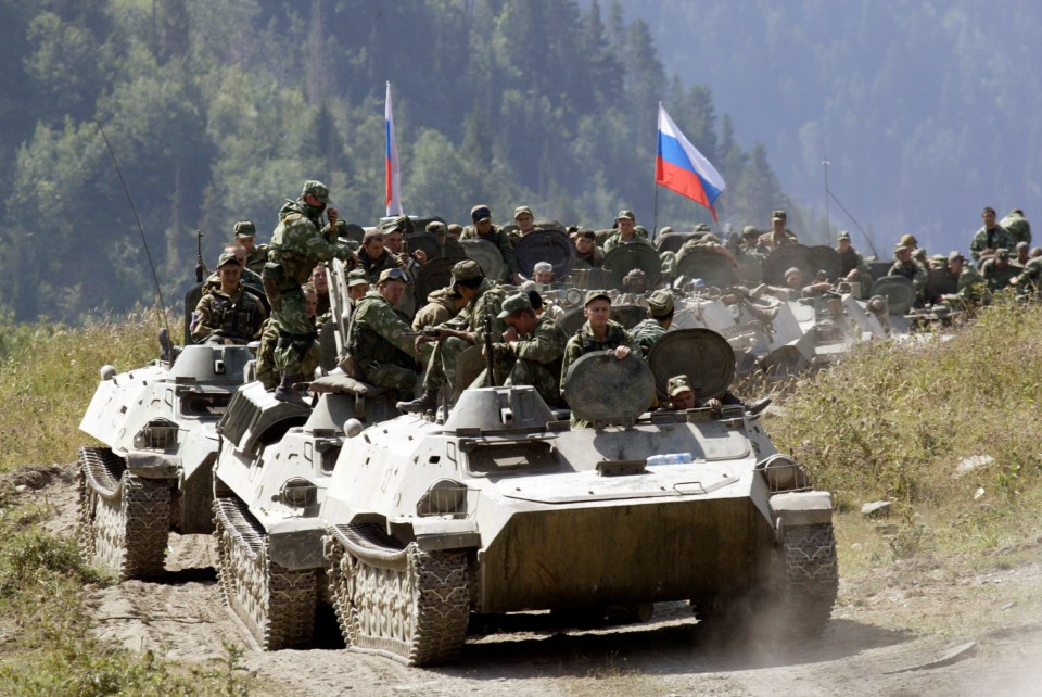 Russian tanks crossed into Georgia and occupied parts of the country in 2008