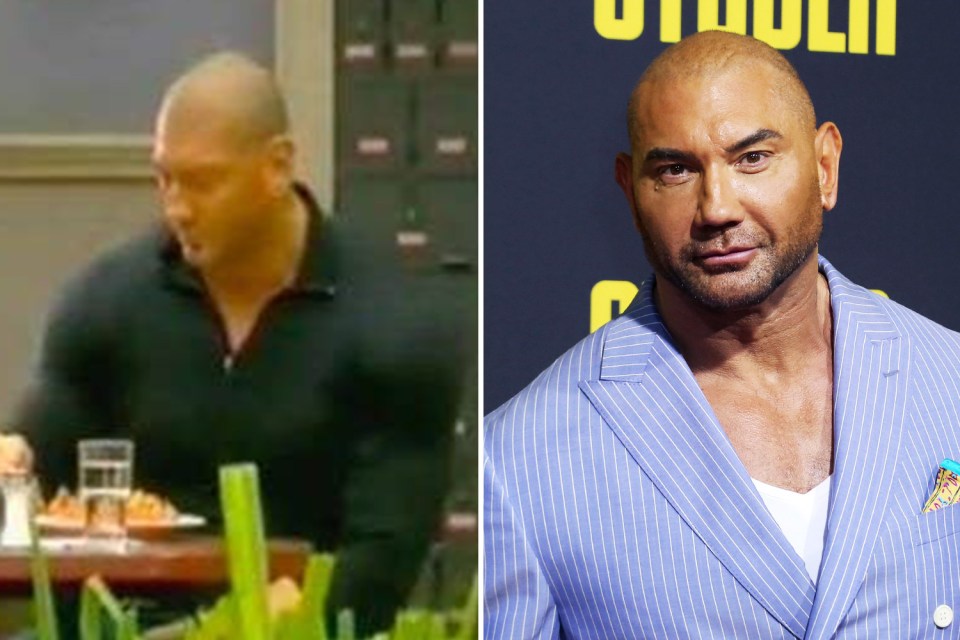 Dave Batista played himself in Neighbours but it helped to launch his acting career