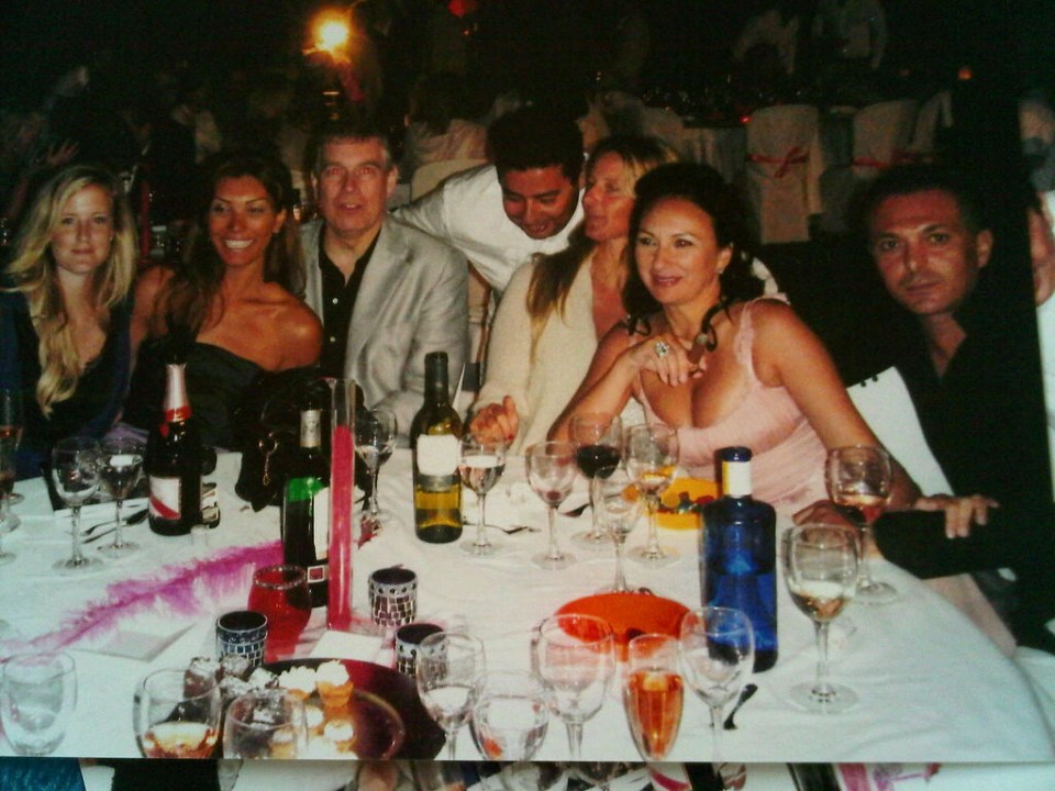 Andrew, third from left, invited Kaituni to Beatrice’s 21st birthday in 2009