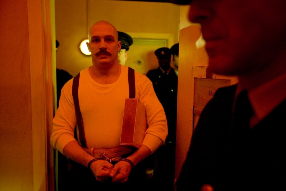 Tom Hardy played hardman Bronson in the 2008 film ‘Bronson’