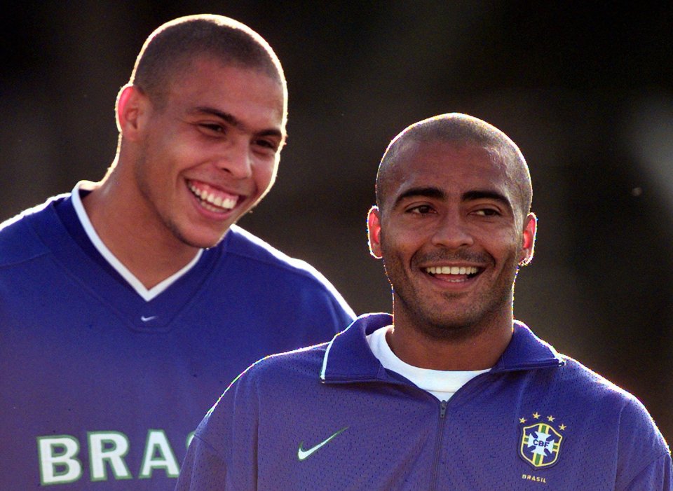 Ronaldo and Romario were both legendary Brazilian strikers