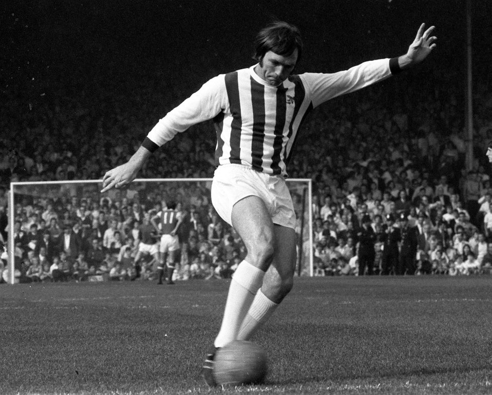 West Brom legend Jeff Astle, who won five England caps, died aged just 59 in 2002